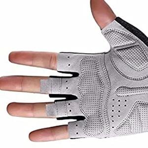 Guantes de Ciclismo para Adultos Más Vendidos, Guantes Profesionales de Cuero Personalizados de Medio Dedo, Nuevo Diseño Transpirable al por Mayor - Product Image 4