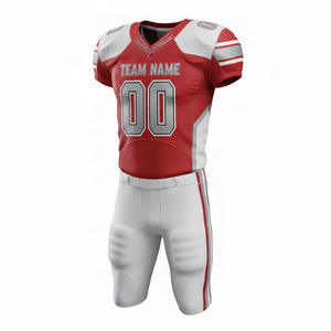 Ensemble personnalisé d'uniformes de football américain pour hommes, jeunes et adultes, vêtements de sport d'équipe personnalisés, y compris maillot, pantalon, taille plus - Product Image 2