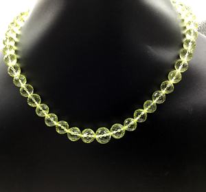 ลูกบอลควอตซ์เลมอนธรรมชาติเจียระไนสำหรับทำเครื่องประดับอัญมณี - Product Image 4