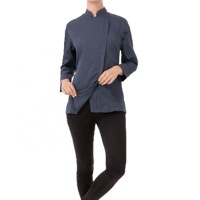 Vêtements de travail de qualité garantie OEM, prix correct, veste de chef de qualité supérieure, veste de chef à manches longues, uniforme de service, 100% coton