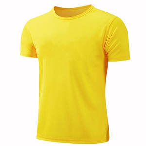 T-shirts décontractés d'été pour hommes Séchage rapide Respirant Coupe-vent Tricoté Manches courtes Style High Street Confortable 220 Grammes - Product Image 1