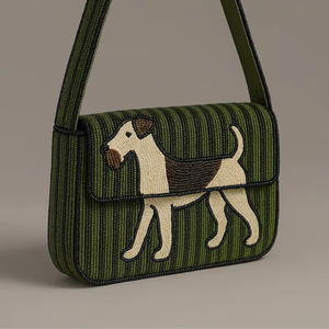 กระเป๋าคลัทช์ลูกปัดงานแฮนด์เมดสำหรับตอนเย็นกระเป๋าถือปักลายลูกปัดมีรายละเอียดเป็นเอกลักษณ์ดีไซน์แฮนด์เมดแท้ไม่เหมือนใคร - Product Image 1