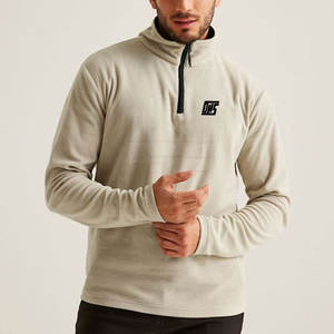 <b>Slim</b> <b>Fit</b> Men Half Zip <b>Jacket</b> Without Hood With Moisture Wicking Material For Daily Comfort Men Half Zip <b>Jacket</b> - Product Image 2