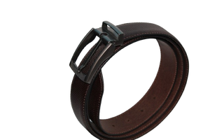 Ceinture en cuir de peau de vache véritable de style décontracté de qualité supérieure avec alliage pour boucle profil imprimé personnalisable approvisionnement en gros - Product Image 5