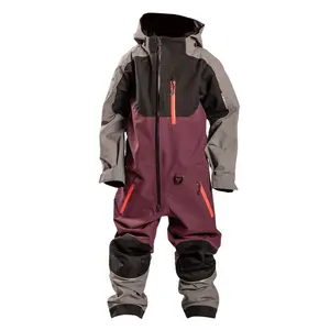 Customize Winter Outdoor Sport All In One Overall Snow Suit Children Jumpsuits Waterproof Kids One Piece Ski Suit