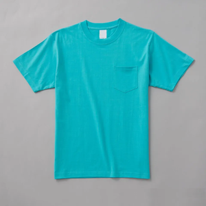 Multi-colors Solid Color Left <b>Pocket</b> Cotton T-<b>shirt</b> Blank Plain Women <b>Men's</b> Heavy Cotton T-<b>shirt</b> for <b>men</b> DDP Shipping - Product Image 6