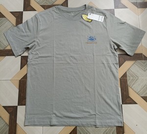 Recién llegado, Camiseta 100% de algodón para hombre, estilo callejero, suelta, fresca, informal, de manga corta, tejido de punto, directo a Bangladesh, respetuoso con el medio ambiente - Product Image 4