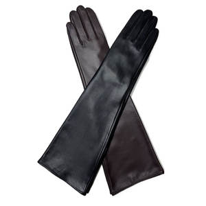 Gants en cuir suédé en fourrure de mouton cousus à la main pour l'hiver, personnalisés pour hommes - Product Image 1