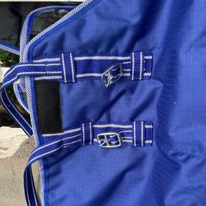 Custom Logo 600D Waterproof <b>Horse</b> Turnout Rug 300gsm Polyfill Winter Blanket for <b>Stables</b> & Fields Made in india - Product Image 4