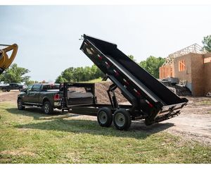 High Quality 4-Wheel 3-10 Ton Agriculture <b>Farm</b> <b>Trailer</b> 2-Wheel Hydraulic Dump Tow Tractor Gear Core Included High 2-Year - Product Image 2