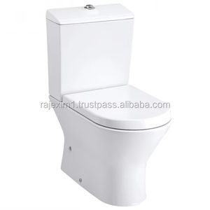 Inodoros de dos piezas EWC P & S Trap con doble descarga o descarga simple Modelo sanitario en precio al por mayor - Product Image 6