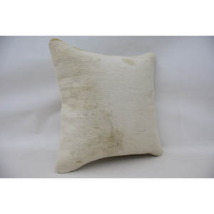 <b>Beige</b> Rustic 50x50 Inch Luxury Wool Woven Vintage Square Pattern Non-Slip Eco-Friendly Removable Washable <b>Cushion</b> Living Decor - Product Image 2