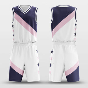 Tenue de basketball sur mesure, vêtements d'équipe, vêtements de sport personnalisés par sublimation, vente en gros, respirant, séchage rapide, vêtements de basketball - Product Image 4