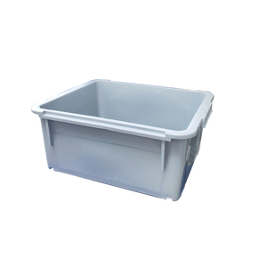 CN03 Wholesale Industrial Food Storage Plastic Box Recyclable PP Handle Silk Screen Printing Multi Size Stackable Salad - Product Image 2
