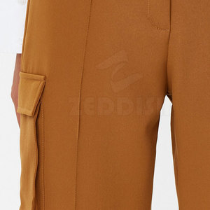 Pantalones Cargo de mujer de la mejor calidad con nuevo diseño hecho en Pakistán MOQ bajo colección de verano estilo frontal plano precio al por mayor - Product Image 6