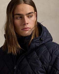 2026 Hot Selling Premium Quality <b>Quilted</b> Spring <b>Jacket</b> Custom Men's Breathable High Street Style 3D Embroidery Geometric <b>Pattern</b> - Product Image 6