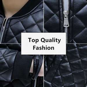 Chaquetas Casuales de Piel de Vaca para Hombre, Cierre de Cremallera sin Cuello, Estilo Urbano, Primavera, Juvenil, Coreano, Transpirable, Alta Calidad - Product Image 5