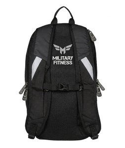 Sac à dos étudiant imperméable rayé noir Oxford, léger, grande capacité, pour l'école, les voyages, le campus, les activités de plein air et le Jiu Jitsu - Product Image 3