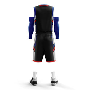 Vente en gros d'uniformes de basket-ball personnalisés pour hommes chemises professionnelles confortables et sèches respirantes maillot de basket-ball bon marché - Product Image 4