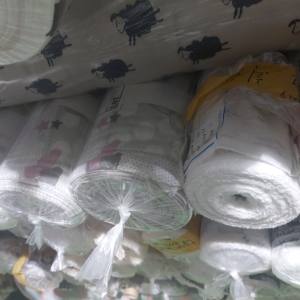 FABRIQUÉ EN Corée COTON TISSU IMPRIMÉ EN STOCK IMPRIMÉ DE HAUTE QUALITÉ VÊTEMENTS ROBE FEMME VÊTEMENTS DE FÊTE IMPRIMÉ GÉOMÉTRIQUE - Product Image 1