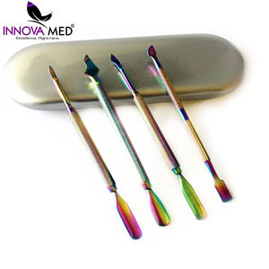 Eco Friendly Reusable Stainless Steel Nail Cuticle Pusher Professional Dual End for Manicure Pedicure By INNOVAMED INSTRUMENT - Product Image 3