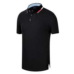 Camiseta deportiva de Golf de Material de alta calidad a la moda, servicio OEM, ropa de hombre hecha en fábrica, camisetas Polo de último diseño - Product Image 2