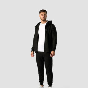 Haute qualité hommes Gym Joggers pantalon décontracté noir Fitness motif droit taille mi-pour hommes Jogging - Product Image 5