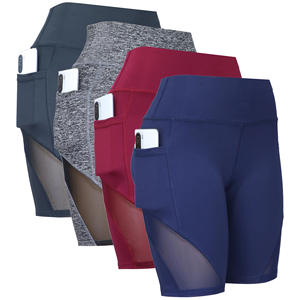 Ropa de Gimnasio con Logotipo Personalizado, Shorts Deportivos de Cintura Alta sin Costuras para Mujer, Shorts de Yoga y Ciclismo para Mujer - Product Image 1