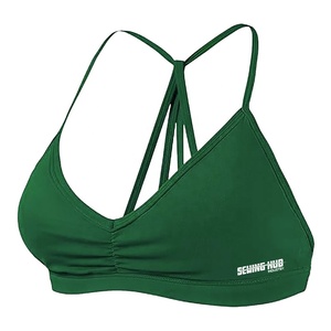 Nouveauté Soutien-gorge de sport respirant et rembourré sans fil à séchage rapide pour femmes OEM à impact élevé grande taille avec bretelles réglables - Product Image 5