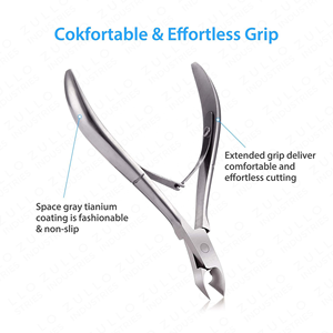 Cortacutículas Profesional de Acero Inoxidable Zullo Industries, Herramienta de Belleza para el Cuidado de las Uñas, Removedor de Piel Muerta de Precisión - Product Image 2