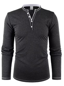 Vêtements de sport de haute qualité, tissu 100% coton, couleur unie, t-shirt à manches courtes pour homme, adapté à l'été et à l'automne - Product Image 3