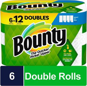Bounty Select-Toallas de papel de tamaño A, color blanco, 8 rollos triples = 24 rollos regulares - Product Image 2