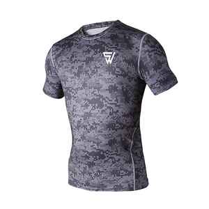 Vente en gros de chemise Rash Guard respirante personnalisable pour hommes et jeunes - Product Image 2