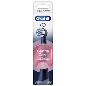 Cabezales de Repuesto para Cepillo de Dientes Eléctrico Oral B IO Series Gentle Care, 3 Piezas, Color Negro - Product Image 2