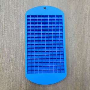 Sustainable Food Grade Mini Silicone Ice <b>Cube</b> Tray with 160 Molds Dishwasher Safe for Easy Release of Crushed Ice <b>Cubes</b> - Product Image 1