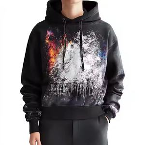 Pull à capuche pour hommes avec logo personnalisé et design d'étiquette de marque Offre Spéciale bases brodées pour l'automne - Product Image 2