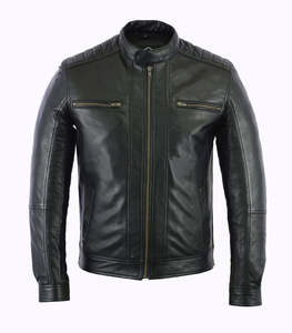 Chaqueta de cuero para hombre de diseño superior 100% alta calidad con capucha manga completa a precio razonable diseño personalizado disponible - Product Image 2