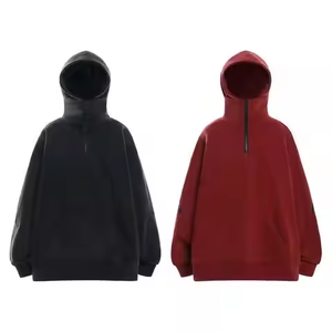 Offre Spéciale automne couleur unie hommes à manches longues fermeture éclair Hoodies avec des couleurs et des tailles personnalisées - Product Image 3