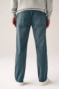 Pantalons larges à jambes larges en tissu teint en pièce, de qualité d'exportation, de dernière génération, bleu droit, pour hommes, personnalisés en gros, imperméables, respirants, automne - Product Image 3