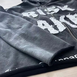 เสื้อฮู้ดสตรีทแวร์ถักลายไท-ได พิมพ์ลาย ทรงปกติ มีกระเป๋า ผลิตจากผ้าฝ้ายออร์แกนิค 100% กันลมและเป็นมิตรกับสิ่งแวดล้อม สีดำ - Product Image 5