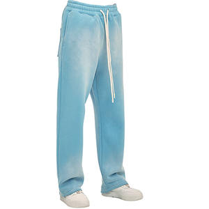 กางเกงขายาวผ้าแคนวาสผู้ชายแบบย้อมสี รุ่นปี 2025 ระบายอากาศได้ดี น้ำหนักปานกลาง สไตล์ไฮสตรีท คุณภาพสูง ล้างสีแบบแอซิด ทำสีซีด ผ้าฝ้าย 100% - Product Image 5