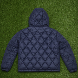 Vêtements d'hiver de qualité épaissie bulle hommes duvet de canard vestes avec capuche Logo imprimé personnalisé imperméable doudoune pour hommes - Product Image 5