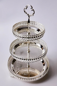 <b>3</b> <b>Tier</b> <b>Cake</b> <b>Stand</b> Cupcake <b>Stand</b> Dessert Display or Fruit <b>Stand</b> with Sparkling Clear Rhinestone Crystal for Weddings Birthdays - Product Image 3