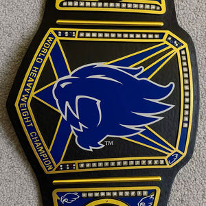 OEM/ODM Ceinture de titre lourde personnalisée pour la lutte et la boxe en cuir de 2mm avec logo en alliage de zinc et design inspiré de l'héritage - Product Image 1