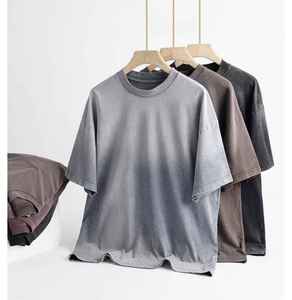 Meilleure vente 100% coton, T-shirt pour hommes, coupe ample conception unie hommes nouveau coton léger haute qualité hommes t-shirts - Product Image 5