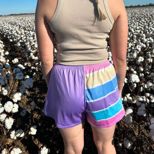 Short de pied à contraste de couleur respirant de haute qualité fabriqué au Pakistan pour femmes Short de pied à quantité minimale de commande basse - Product Image 3