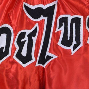 Pantalones cortos de kick boxing de alta calidad, los últimos pantalones cortos de lucha de Muay Thai con función elástica - Product Image 3