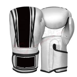 Magic-Straps Haute Qualité Softshell Vêtements de Combat Design Gris-Couleur Brillant-Style Hommes En Cuir Gants De Boxe Porter - Product Image 6