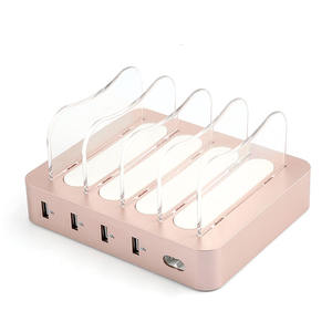 Station de charge multi-appareils personnalisée pour la famille, électronique tout-en-un, 4 ports USB-A, charge rapide, station de charge USB pour téléphones - Product Image 3