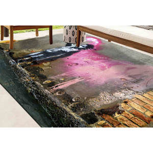 Alfombra con diseño de niño migrante de Banksy: arte de grafiti, fácil de limpiar, alfombra impresa, alfombra delgada no tejida - Product Image 5